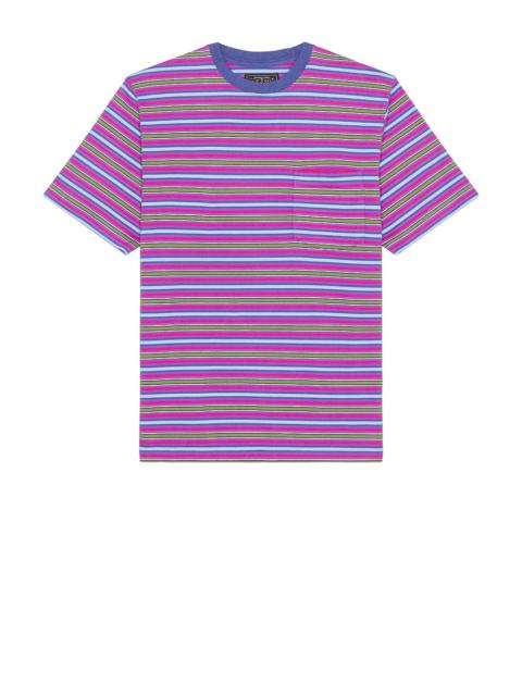 BEAMS PLUS Pocket Tee Multi Stripe
