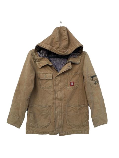Other Designers Hysteric Glamour × Japanese Brand - HYSTERIC GLAMOUR CHORE JACKET DISTRESS DUCK CANVAS