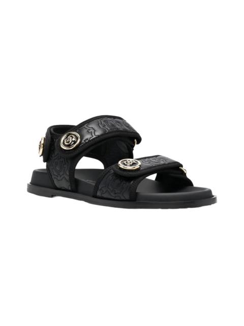 FERRAGAMO Ferragamo Logo Leather Sandal