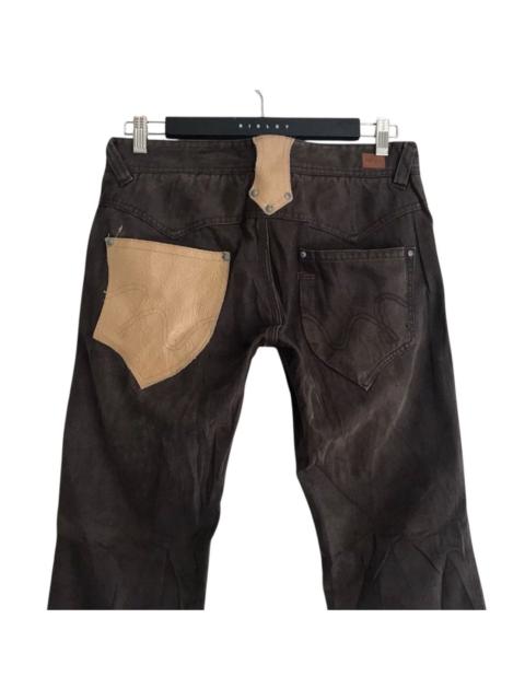 Other Designers Nicole Club For Men Denim Flares Leather Pocket