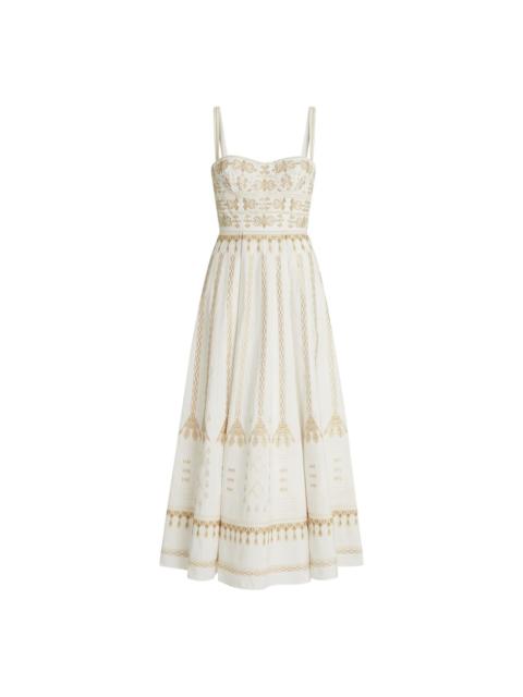 EMPORIO SIRENUSE Elida embroidered sundress