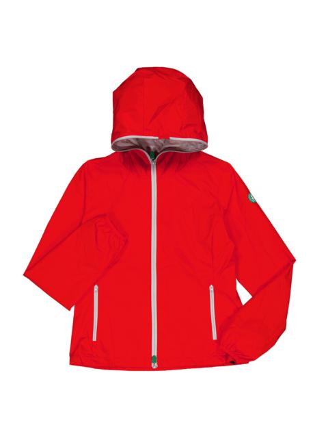 Other Designers Save The Duck Traffic Red Stella Hooded Rain Jacket