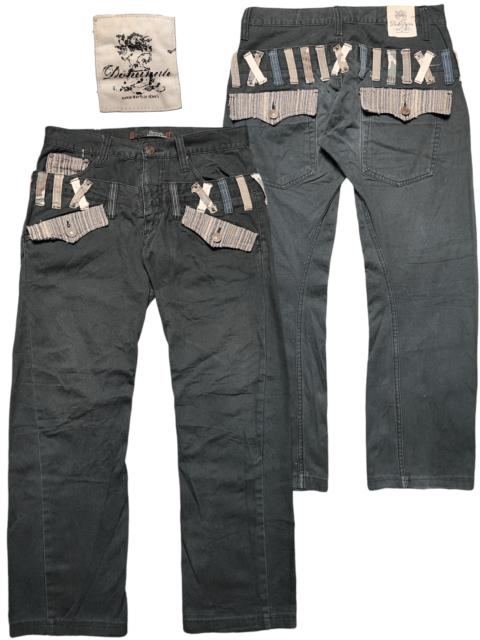 Other Designers If Six Was Nine × Japanese Brand - DOMINATE HANDCRAFTED DOUBLE WAIST JEANS