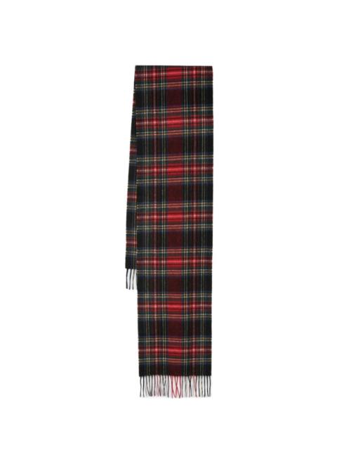 Barbour Tartan wool and cashmere scarf