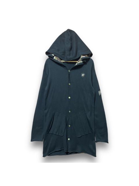 Other Designers Designer - Peyton Place For Men PPFM long cardigan hoodie camo