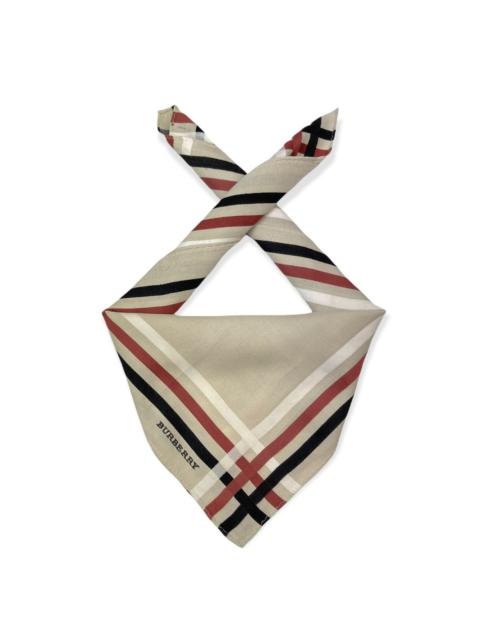 Other Designers Vintage - Burberry Bandana Turban Handkerchief Neckerchief Scarf
