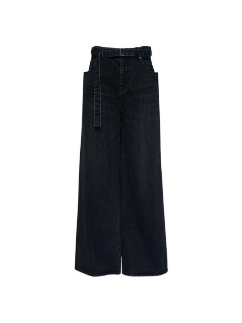 sacai Wide Denim Pants