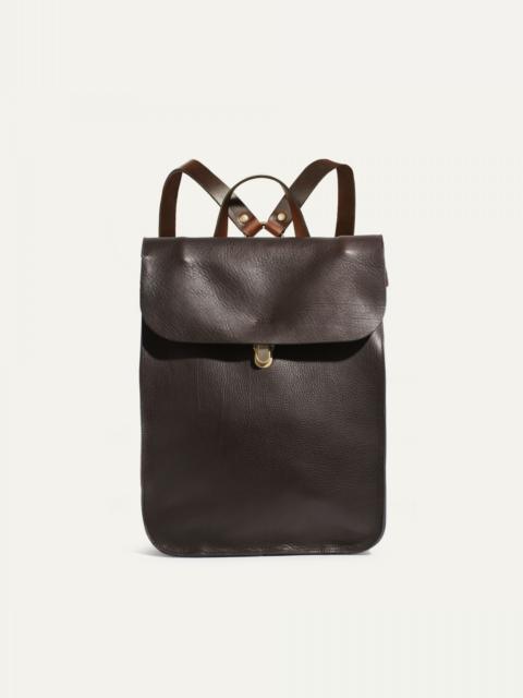 Bleu de Chauffe PUNCHO BACKPACK  -  DARK BROWN