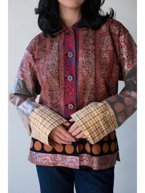 ISSEY MIYAKE Rare🔥issey miyake mixed print spring/summer jacket