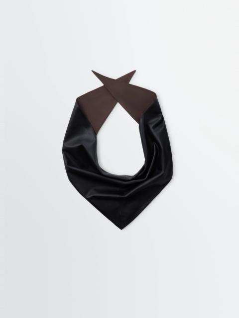 Lemaire LARGE LEATHER TRIANGLE SCARF