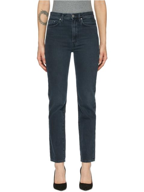 TOTEME Black Regular Fit Jeans