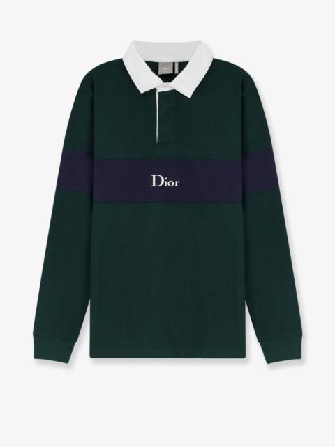 Dior Dior Cotton Polo Rugby Green Men