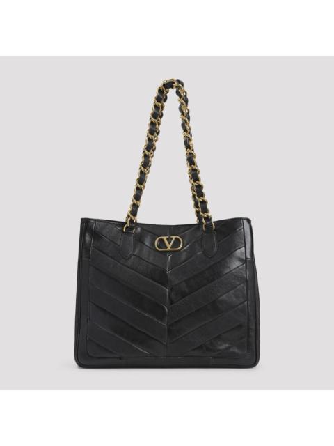 Valentino Valentino Garavani Lamb Skin Tote Bag