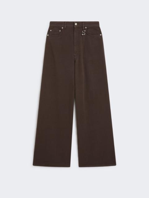 Sportmax Oversize low-rise trousers