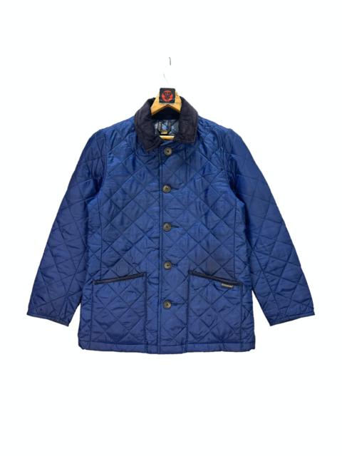 LAVENHAM X PAUL SMITH BLUE QUILTED JACKET #7647-160