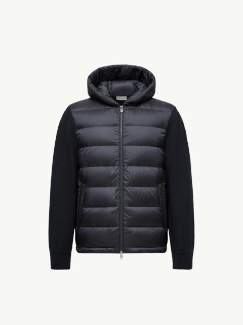 Moncler Padded Wool Zip-Up Hoodie