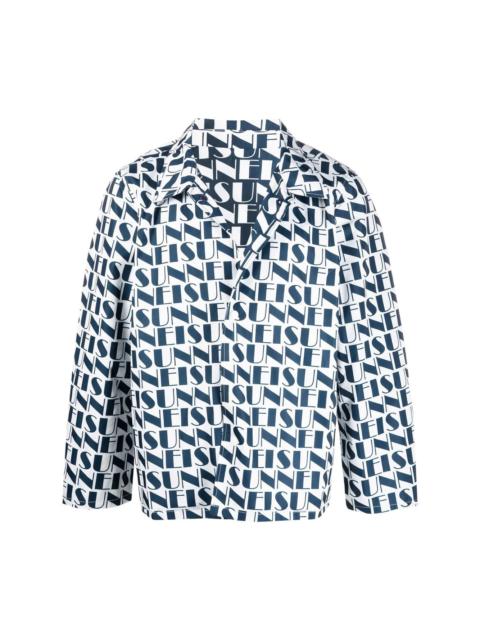 SUNNEI logo-print reversible jacket