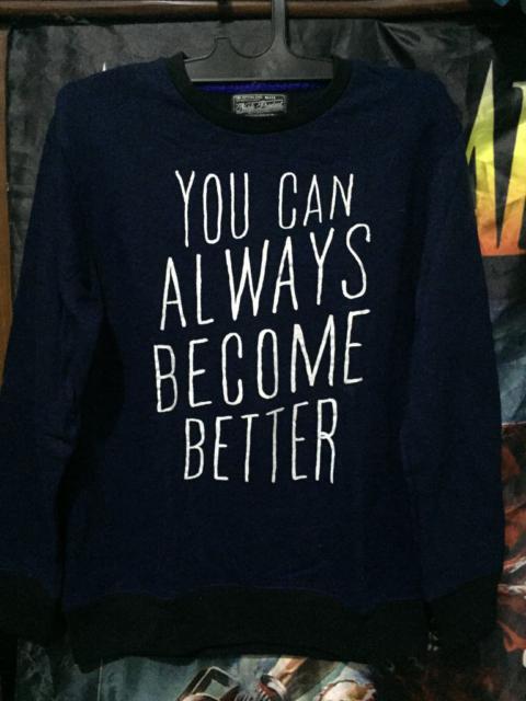 Other Designers Japanese Brand - Noble Product Spell Out Text Sweaters