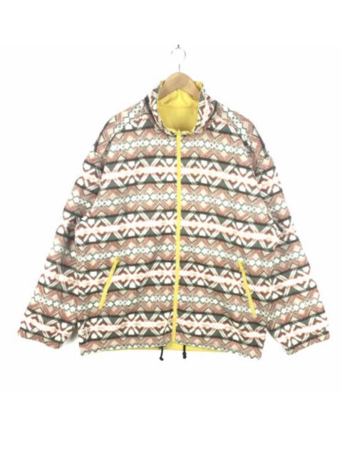 Other Designers Vintage - Vintage 90s Ugly Christmas Fleece Jacket | Block Colour | L