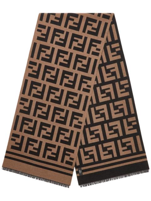 FENDI Fendi Men Wool And Silk Scarf