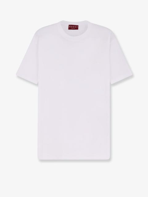 GUCCI Gucci Cotton T-Shirt With Frontal Horsebit
