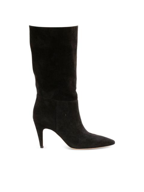 Gianvito Rossi 85mm suede pointed-toe boots