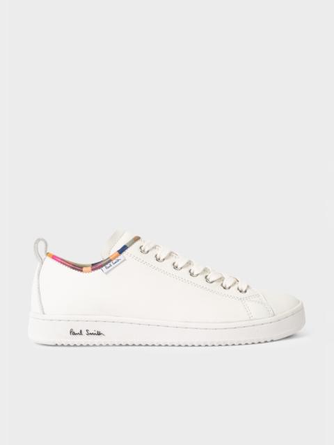 Paul Smith Leather 'Miyata' Sneakers with 'Swirl' Trim