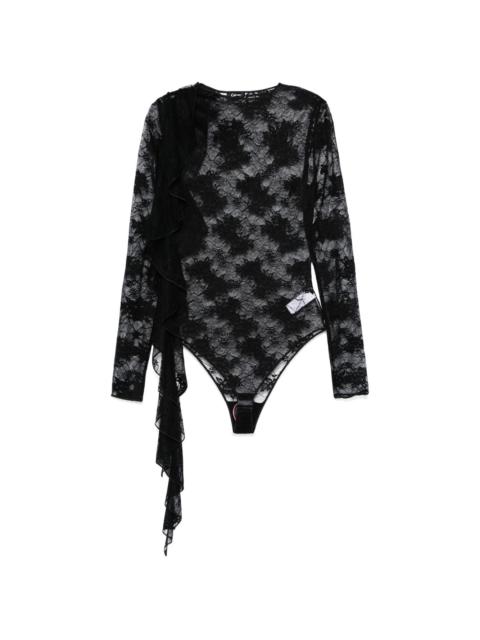 scarf-detail bodysuit