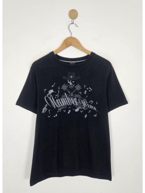 NUMBER (N)INE Number Nine Guitar Skull Tee shirt