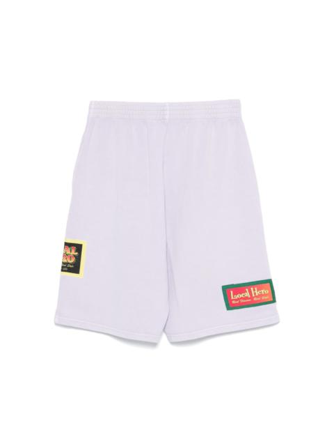 logo-patch shorts