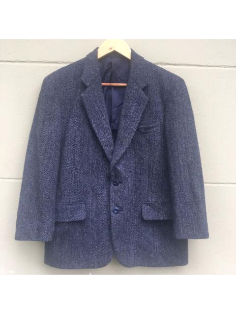 Other Designers Sun Faded HARRIS TWEED Wool Blazer Coat