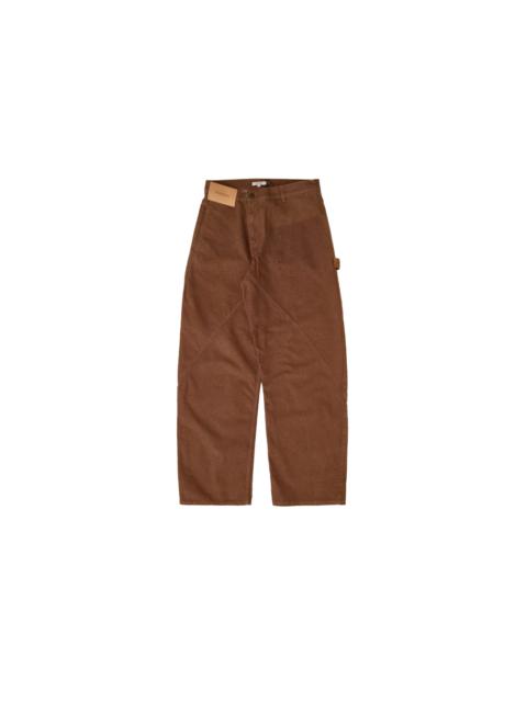 JW Anderson JW Anderson Aged Twisted Workwear Jeans Rust