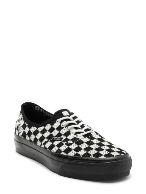 Vans Vans Authentic 44 EK Sneaker in Punk Check Black/marshmallow at Nordstrom