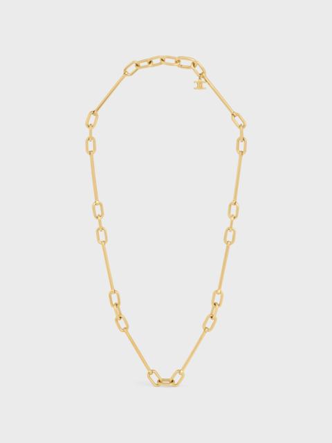 CELINE Celine Charms Necklace in Brass with Gold Finish