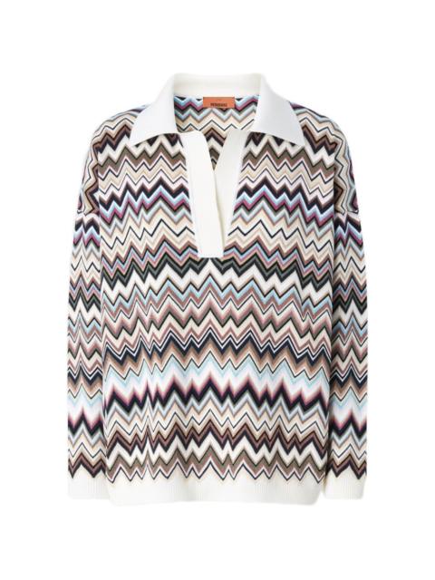 Missoni Missoni Women Zig Zag Motif Polo Shirt