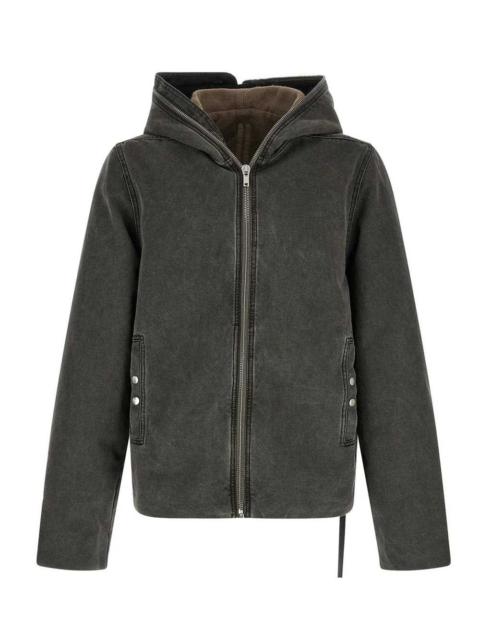 Rick Owens DRKSHDW Rick Owens Drkshdw Men Hooded Zip-Up Jacket