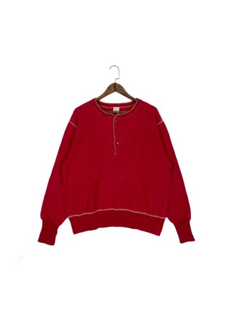 Other Designers Japanese Brand - Burden Union Made Henley Sweater
