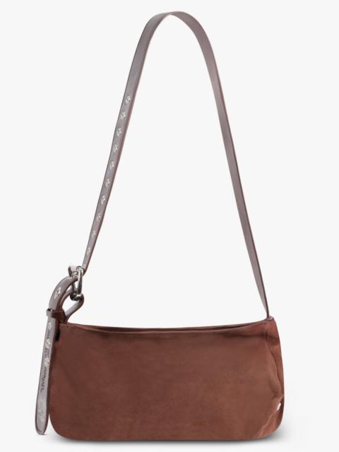 Vivienne Westwood MAXIME SMALL SUEDE CROSSBODY BAG | CHOCOLATE BROWN