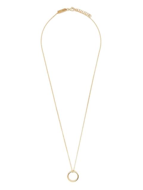 Maison Margiela Maison Martin Margiela Women Logo Ring Silver Necklace