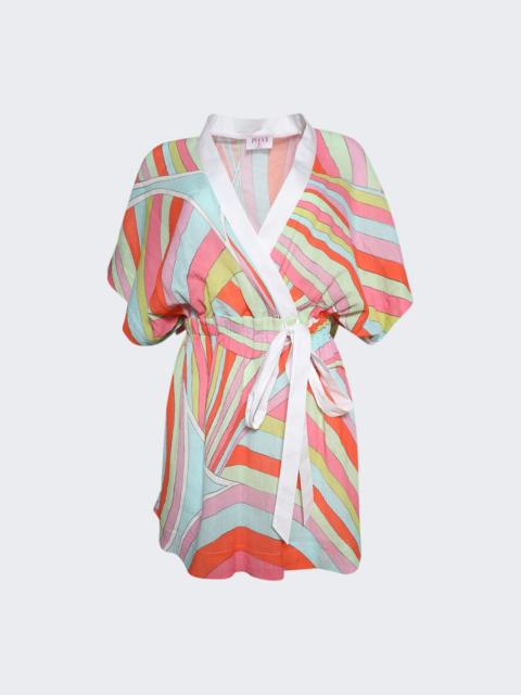 PUCCI Iride Print Mini Dress Pink