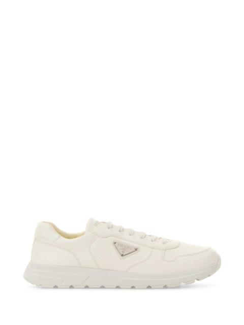 Prada Prada Men White Leather Prax 2.0 Sneakers