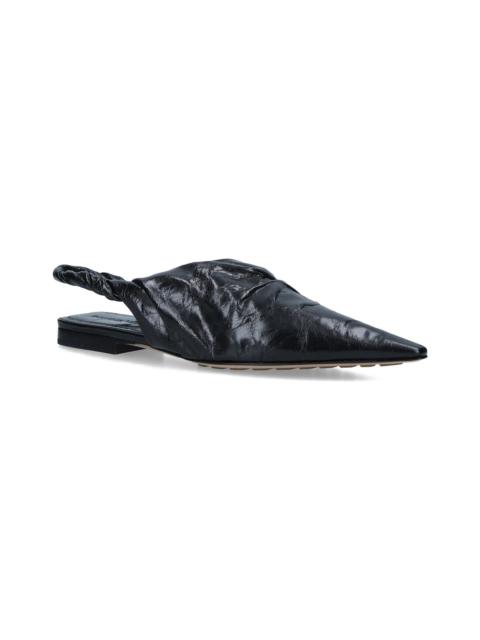 Bottega Veneta Bottega Veneta Point-Toe Leather Sandal