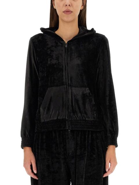 BALENCIAGA Balenciaga Women Bb Paris Zippered Sweatshirt