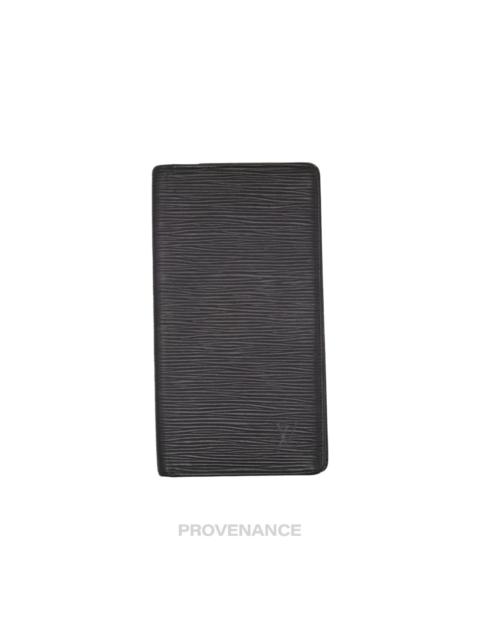Louis Vuitton Louis Vuitton Long Wallet in Black Epi Noir Leather