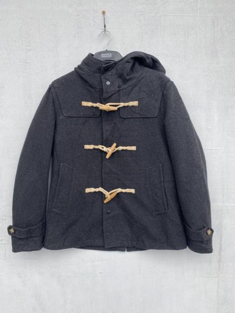 Kapital JAPAN BRAND DENIME DUFFEL COAT WITH HOODIES WOOL JACKET