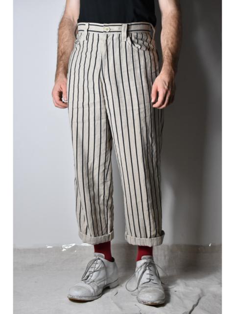 Yohji Yamamoto YYPH SS06 Striped Linen Pants - HR-P24-315