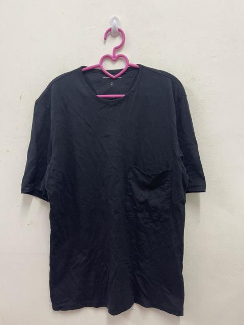 Other Designers Christophe Lemaire - Rare UNIQLO and LEMAIRE Single Pocket Plain Black Tee