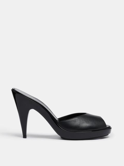 LE MONDE BÉRYL Kim Sion Cherry Mule / Black Leather