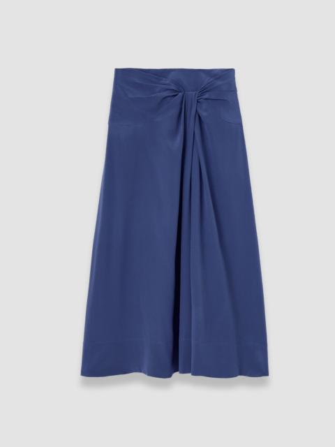 JOSEPH Fran Crepe de Soie Knot Silk Skirt
