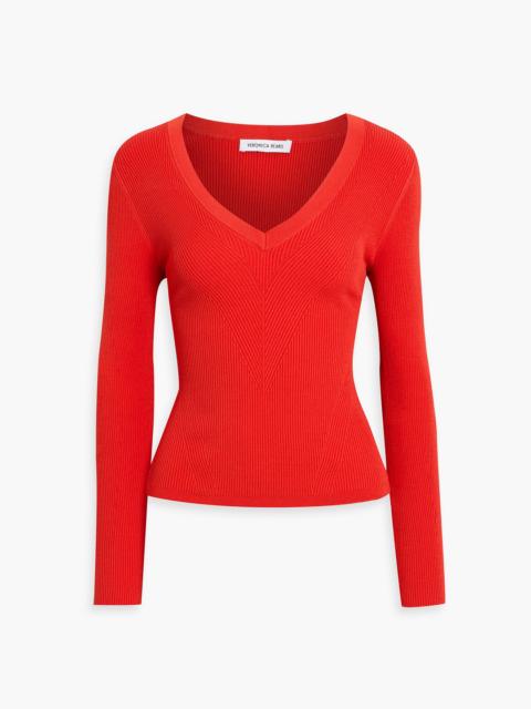 VERONICA BEARD Callie ribbed-knit sweater